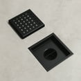 thumbnail image 3 of VIGO Elan Square Shower Drain in Matte Black, 3 of 9