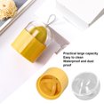 thumbnail image 3 of Hanging Sponge Cosmetic Holder, Yellow Multi Functional Transparent Lid Detachable Cosmetic Sponge Holder   For Home, 3 of 8