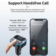 thumbnail image 5 of Bluetoothcompatible Car Adapter Bass Sound Radio Handsfree Calls Fast Charging, 5 of 5
