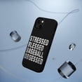 thumbnail image 5 of DistinctInk MagSafe Tough Case for Apple iPhone 14 Plus (6.7" Screen) - Stressed Blessed Baseball Obsessed - Slim Profile Design, 5 of 6
