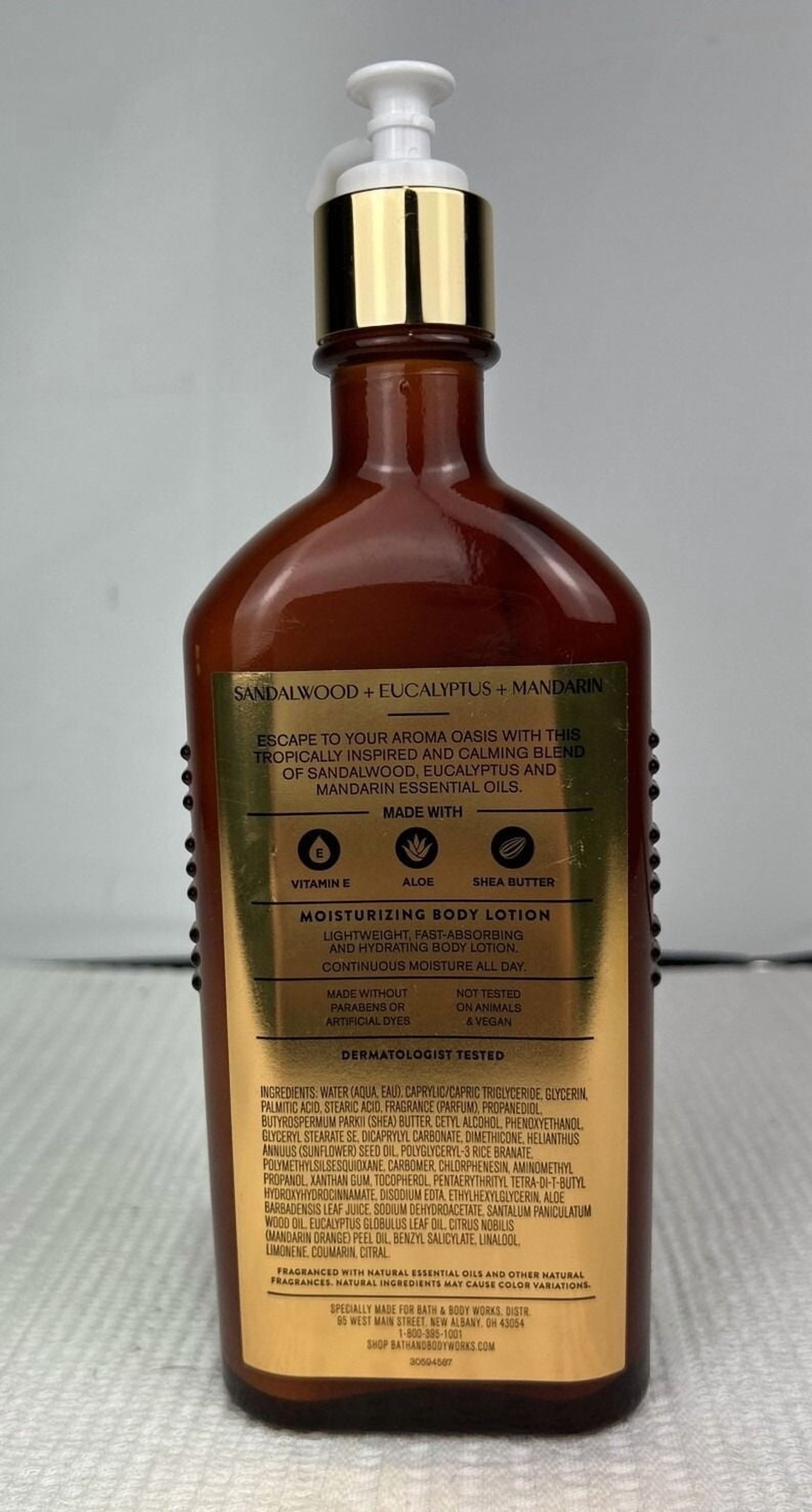 Bath and Body Works Aroma Oasis Sandalwood + Eucalyptus + Mandarin Body Lotion (6.5 FL OZ / 192 mL)