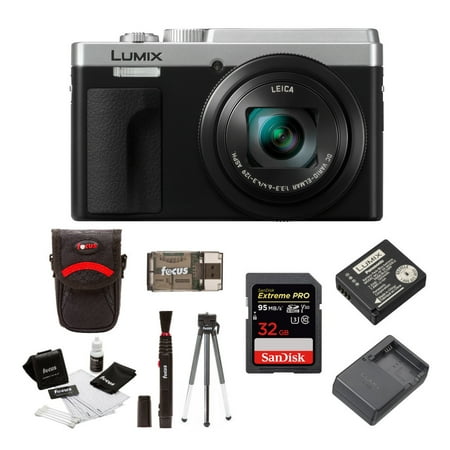 - Panasonic LUMIX ZS80 24-720mm Travel Zoom Lens Digital Camera (Silver) Bundle