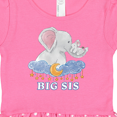 thumbnail image 3 of Inktastic Big Sis Cute Elephants with Moon and Stars Gift Baby Girl Dress, 3 of 4