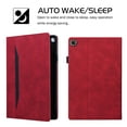 thumbnail image 5 of Allytech Samsung Galaxy Tab A8 10.5" X200 Case, Multi Angle Viewing Stand Cards Pocket Auto Sleep Wake Shockproof Full Protection Case Cover for Samsung Galaxy Tab A8 10.5-Inch X200 X205 - Red, 5 of 6