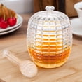 thumbnail image 3 of tamizeot Large Capacity Glass Honey Jar With Dipper Easy To Clean And Wide Applications Exquisite Appearance A, 3 of 6