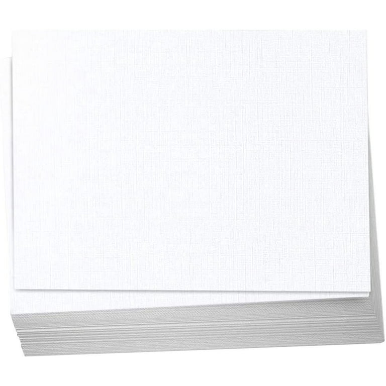 Rustic Ivory White Cardstock - 12 x 12 inch - 80Lb Cover - 25 Sheets -  Clear