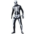 thumbnail image 6 of Men Women Skeleton Halloween Costume Bodysuit Jumpsuit Cosplay Outfit, 6 of 6