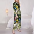 thumbnail image 4 of Lsque Pikmin Pattern Long Sleeve Pajama Set for Women - Soft 2-Piece Sleepwear and Loungewear Set with Pockets, Comfy Nightwear, 4 of 8