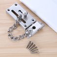 thumbnail image 1 of Jinsinto Stainless Steel Door Chain Security Lock Silver Anti-theft Lock Solid Slide for Home Hotel Reliable Protection for Family, 1 of 5