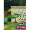 thumbnail image 2 of Printtoo Tan Happy Campers Caravans 12.5x18 Inches Double SidedFlagsDouble Sided CampFlagCampsiteFlagPersonalized Camping Flags, 2 of 4