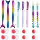 thumbnail image 1 of 16 piezas de herramientas de pintura de diamantes, 8 piezas de kits de bolígrafos de arte de diamantes hechos a mano, bolígrafos de punto de pintura de diamantes en espiral de sirena, 8 piezas de, 1 of 5