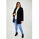 thumbnail image 5 of Abrigo con botón Roman Fashion /Tallas Extras, 6108 (Negro) negro 36, 5 of 7