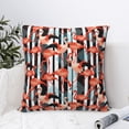 thumbnail image 4 of Yiaed Cool Flamingo Print Pillow Covers Super Soft Decorative Square Throw Pillow Covers Case Cushion Covers for Sofa Couch Bedroom Car Decor（No pillow core）-24"x24", 4 of 7