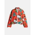 thumbnail image 6 of Hello Kitty Women’s Christmas Print Woobie Fleece Jacket, Sizes XXS-XXL, 6 of 6
