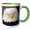 Green/White, variant on 3drose, Bald Eagles, Homer, Alaska - Us02 Aje0019 - Adam Jones, 11oz Two-tone Red Mug