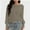 Taupe, variant on Long Sleeve Tops for Women Fashion T Shirts for Women Crewneck Casual Loose Shirts Basic Tee