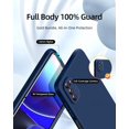 thumbnail image 2 of 3 in 1 for Moto G Stylus 5G 2022 case, with 2 Pack Screen Protector, Camera Protection，Liquid Silicone Slim Shockproof Protective Phone Case for Motorola Moto G Stylus 5G 2022 (Navy Blue), 2 of 12