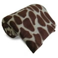 thumbnail image 3 of World's Best Travel Blanket, Fleece, 50in x 60in, Giraffe Print, 3 of 4