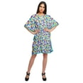 thumbnail image 3 of Moomaya Printed Bikini Coverup Caftan Dress Kaftan Dresses For Women Plus Size, 3 of 4