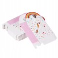 thumbnail image 1 of 50 pcs bolsa de papel bolsa de papel caja de caramelos arco iris europeo unicornio caja de galletas pastel pequeña caja de papel, 1 of 5