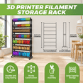 7-Tier Heavy-Duty Filament Storage Rack for 3D Printer Spools - Walmart.com
