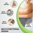 thumbnail image 2 of Punto de apoyo para tracción lumbar - Corrector de postura firme y suave - Apto para FSA/HSA - Dispositivo de estiramiento lumbar, estiramiento de columna, tracción de espalda, 2 of 5