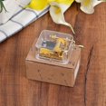 thumbnail image 5 of Clear Acrylic Music Box in Gold, Dedicated to Mom/Dad/Daughter, 5 of 5