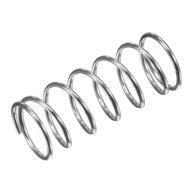 Unique Bargains Ressort de Compression en Acier Inoxydable 304 15mmx1.2mmx36mm Capacité de Charge 15.7N, 10 Pcs
