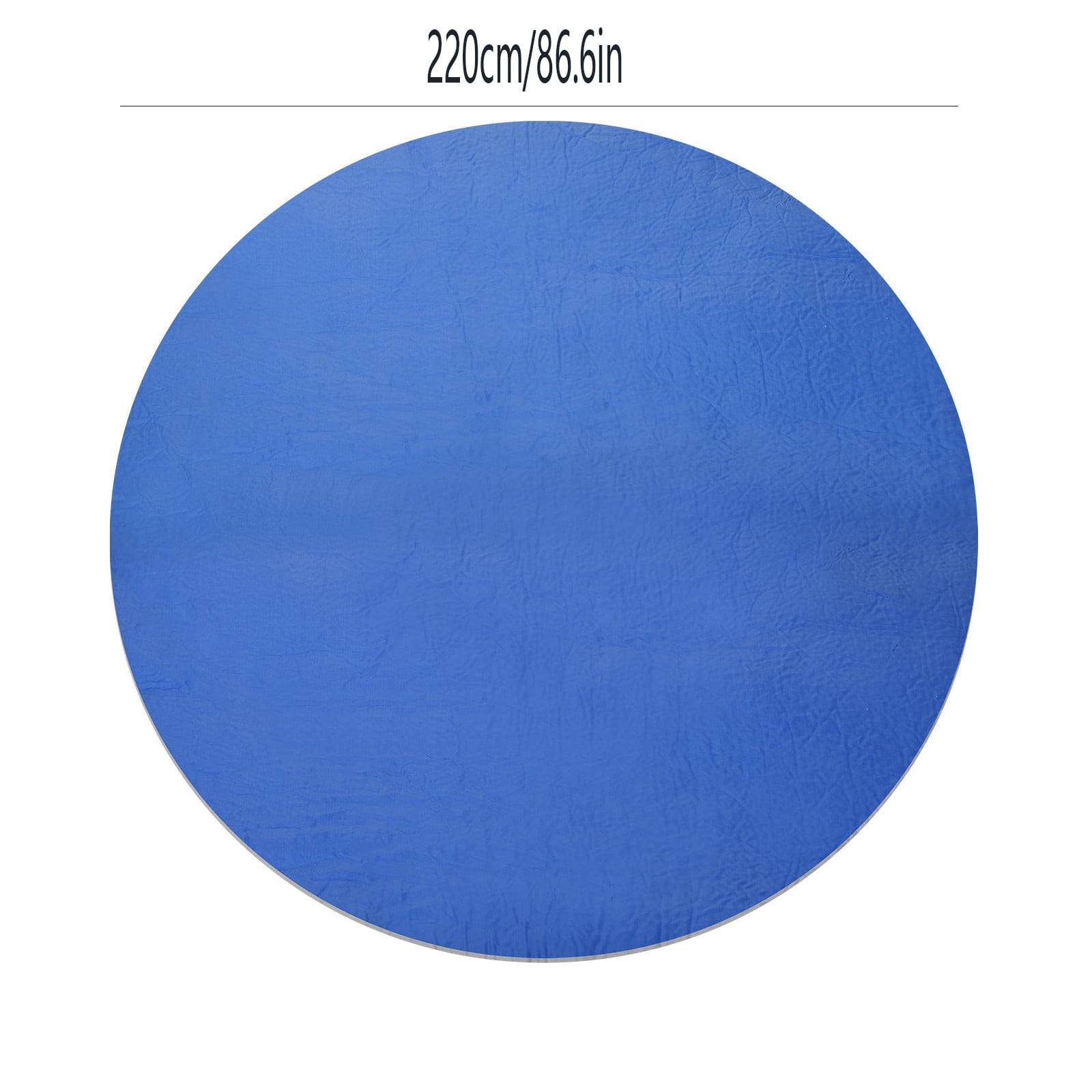 geerera 7.2Ft Round Pool Cover, Above Ground Pool Protector, Reduces Water Evaporation, Suitable for Dust Prevention, Debris Protection, Heat Retention