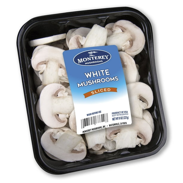 Monterey Sliced White Mushrooms, 8 oz