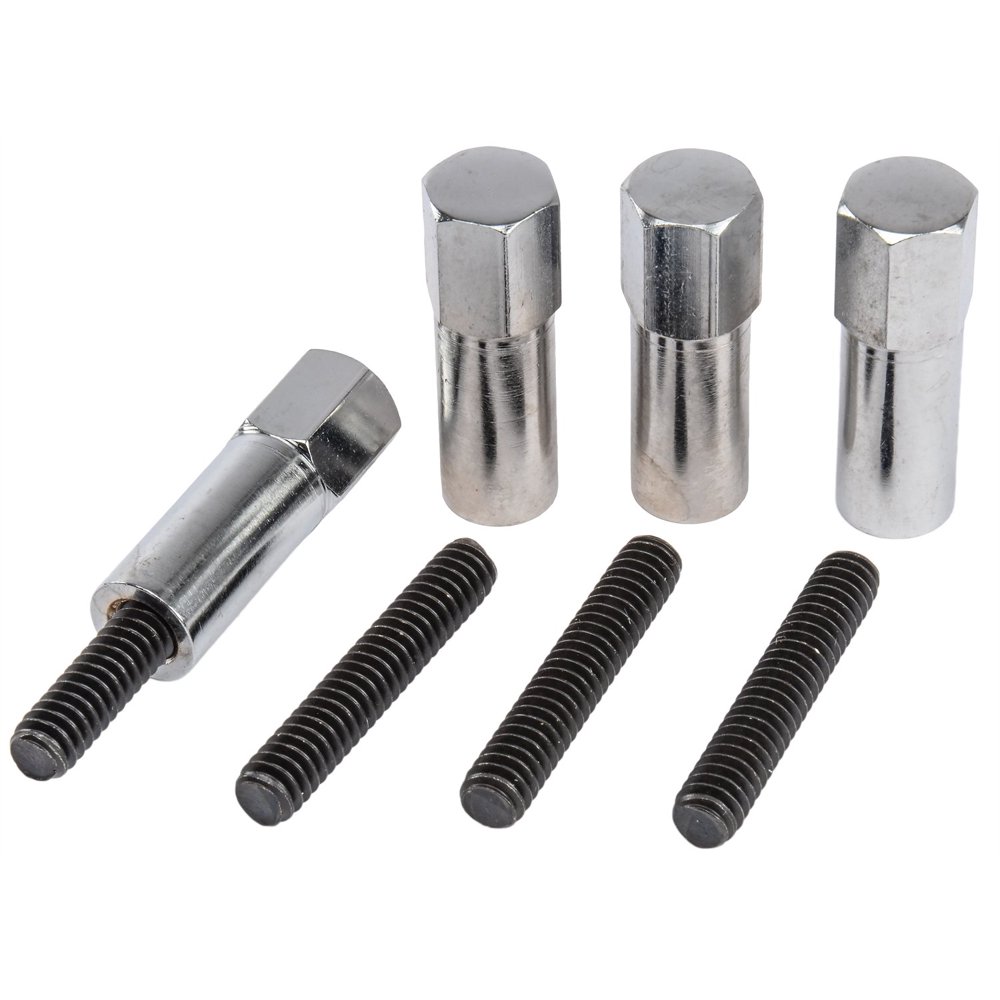 JEGS 50155 Valve Cover Studs for Chevy, Ford, or Mopar Chrome 4/pkg