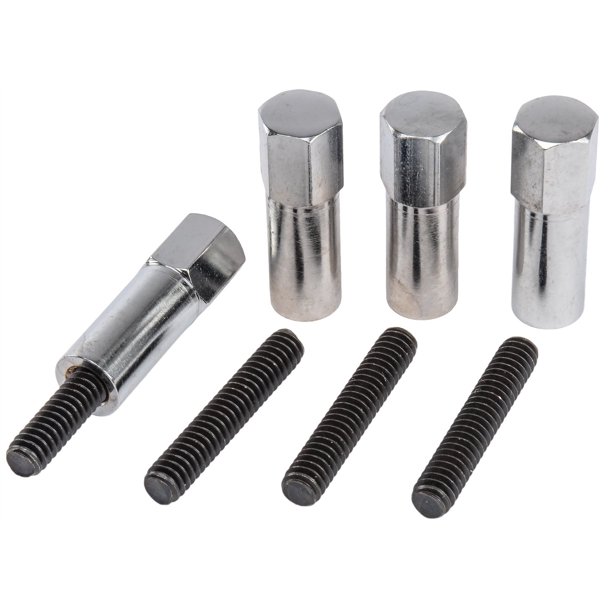 JEGS 50155 Valve Cover Studs for Chevy, Ford, or Mopar Chrome 4/pkg