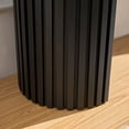 thumbnail image 4 of 59.05'' Modern Console Table With Drawer for Entryway with Unique Vertical Stripe Design for Living Room Hallway Foyer Entrance Study,BLACK, 4 of 9