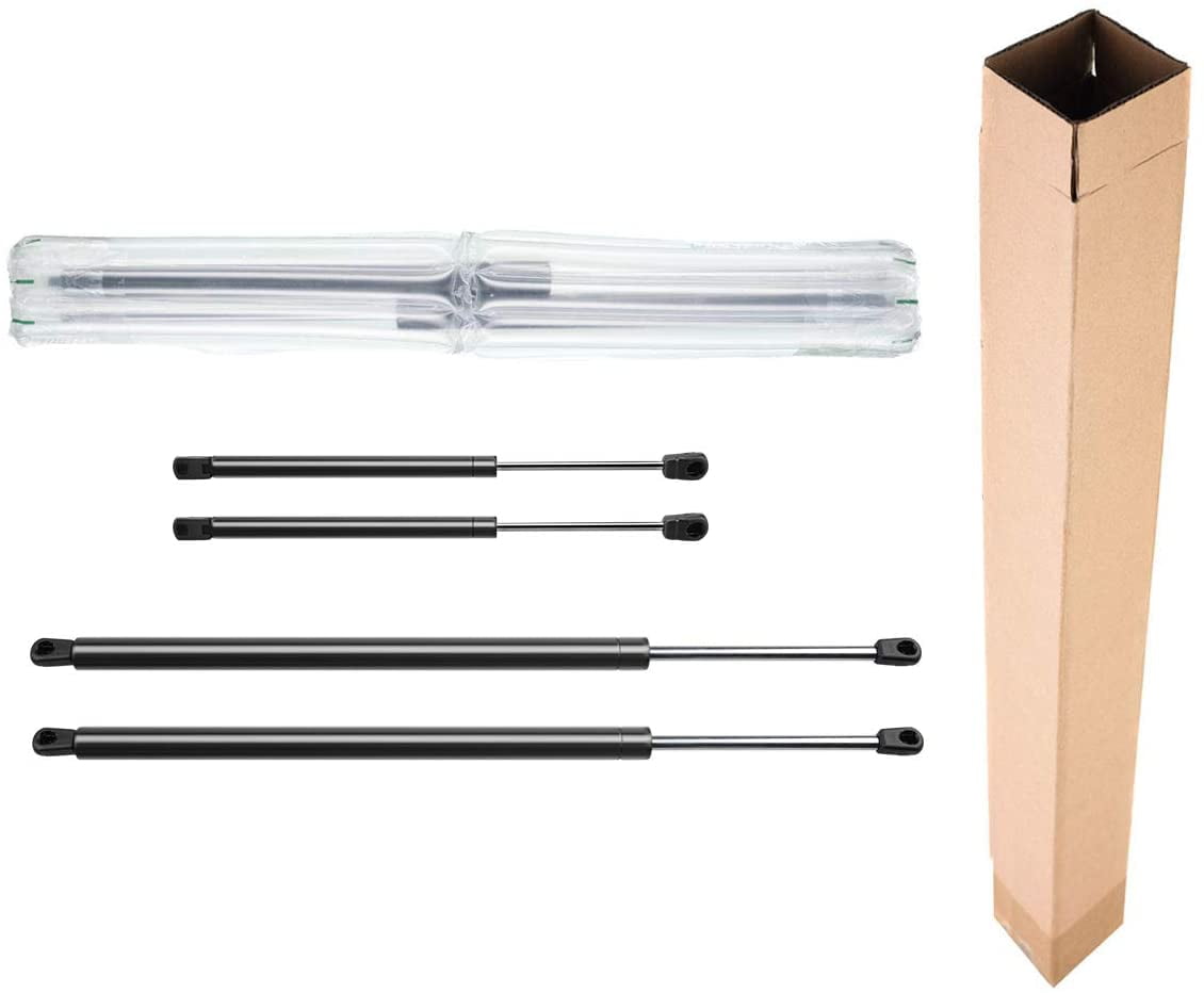 A-Premium Hood and Tailgate Rear Hatch Lift Supports Shock Struts Replacement for Ford Expedition 1997-2002 4-PC Set