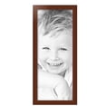 thumbnail image 2 of ArtToFrames 10" x 25" Walnut Picture Frame, 10x25 inch Brown MDF Poster Frame (WOM-4086),  Pack, 2 of 8