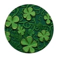 thumbnail image 4 of BANET St Patrick's Day Shamrock Round Tablecloth Table Cloth Cover Washable Polyester Dining Decorative for Holiday Home Party Wedding Picnic 31"-35, 4 of 8