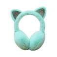 thumbnail image 3 of Pavied Earmuffs,Thinking Girls Ear Super Soft Cat Earmuffs Women Winter Warm Ear Winter Warm Ear Women Classic Fleece Unisex Winter Warm Earmuffs Women Girls Cold Weather Home Color, Clearance Sale!, 3 of 3