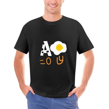 Men's Comfy Short Sleeve Crew Neck Tee -A Ovo - Funny with Spanish Jargon. 2 T-shirt for It can be worn in all four seasons