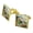 Gold, variant on Dinosaur Jurassic Dinoscape Square Cufflink Set - Silver or Gold