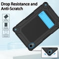 thumbnail image 5 of SUPNICE Case for Walmart Onn 12.1" Tablet Pro 2024(Model:100146663) with Pencil Holder & Kickstand,Shockproof Anti-Slip Protective Case for Onn 12.1" Tablet Pro 2024,Black and Blue, 5 of 7