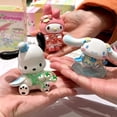 thumbnail image 2 of Miniso Blind Box Sanrio New Rhyme Flower Clothes Series Kuromi Pacha Dog Big Ear Dog Handmade Decorative Gift Toy, 2 of 7