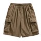 thumbnail image 2 of WILLBEST Pantalones Cortos Deportivos para Hombre, Informales, para Exteriores, con Cintura Elástica, Corte Relajado, Ligeros, para Pesca, Senderismo, Trabajo, Pantalones Cortos Cargo, 2 of 5