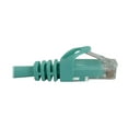 thumbnail image 2 of Eaton Tripp Lite Series Cat6a 10G Snagless Molded UTP Ethernet Cable (RJ45 M/M), PoE, Aqua, 1 ft. (0.3 m) - Network cable - RJ-45 (M) to RJ-45 (M) - 1 ft - 0.2 in - UTP - CAT 6a - IEEE 802.3an/IEEE 802.3af/IEEE 802.3at - CM - molded, snagless, stranded - aqua - for P/N: N235-001-WH-6AD, N238-001-GY-TFA, N254-024-6A, N254-024-6AD, T014-001, 2 of 3