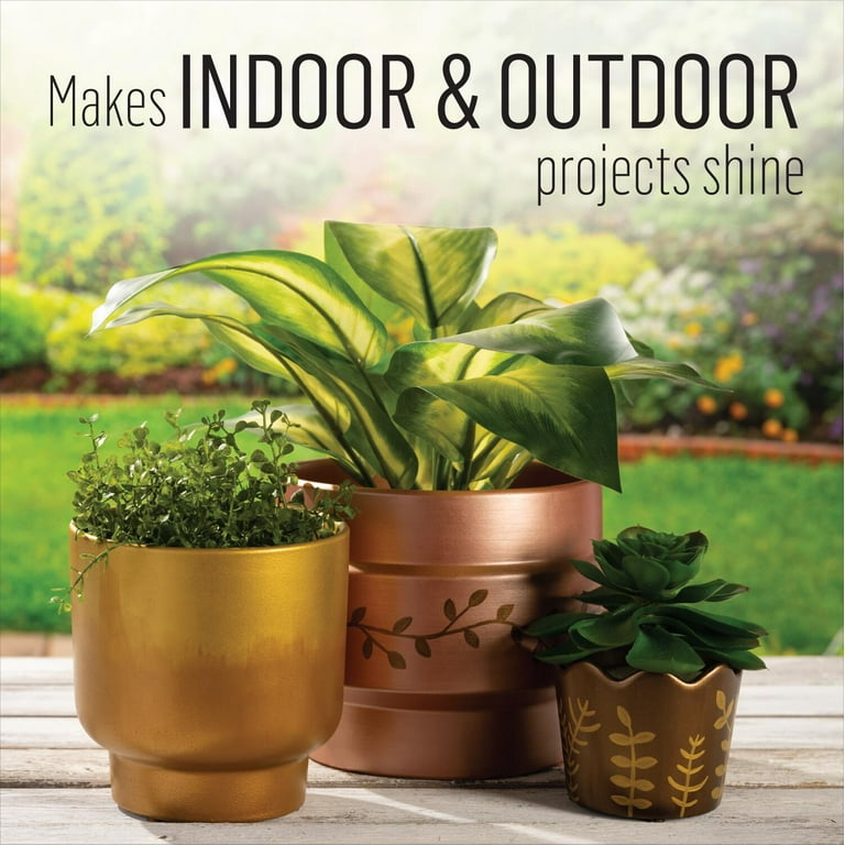 FolkArt Multi-Surface Metallic Acrylic Craft Paint Set, 8 Colors