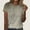 Khaki, variant on Brondbend Women Shirt Top for Women Trendy Crewneck Short Sleeved Print Blouse Comfortable Loose Fit Lady Tops Vacation Spring Summer Clothes Blue