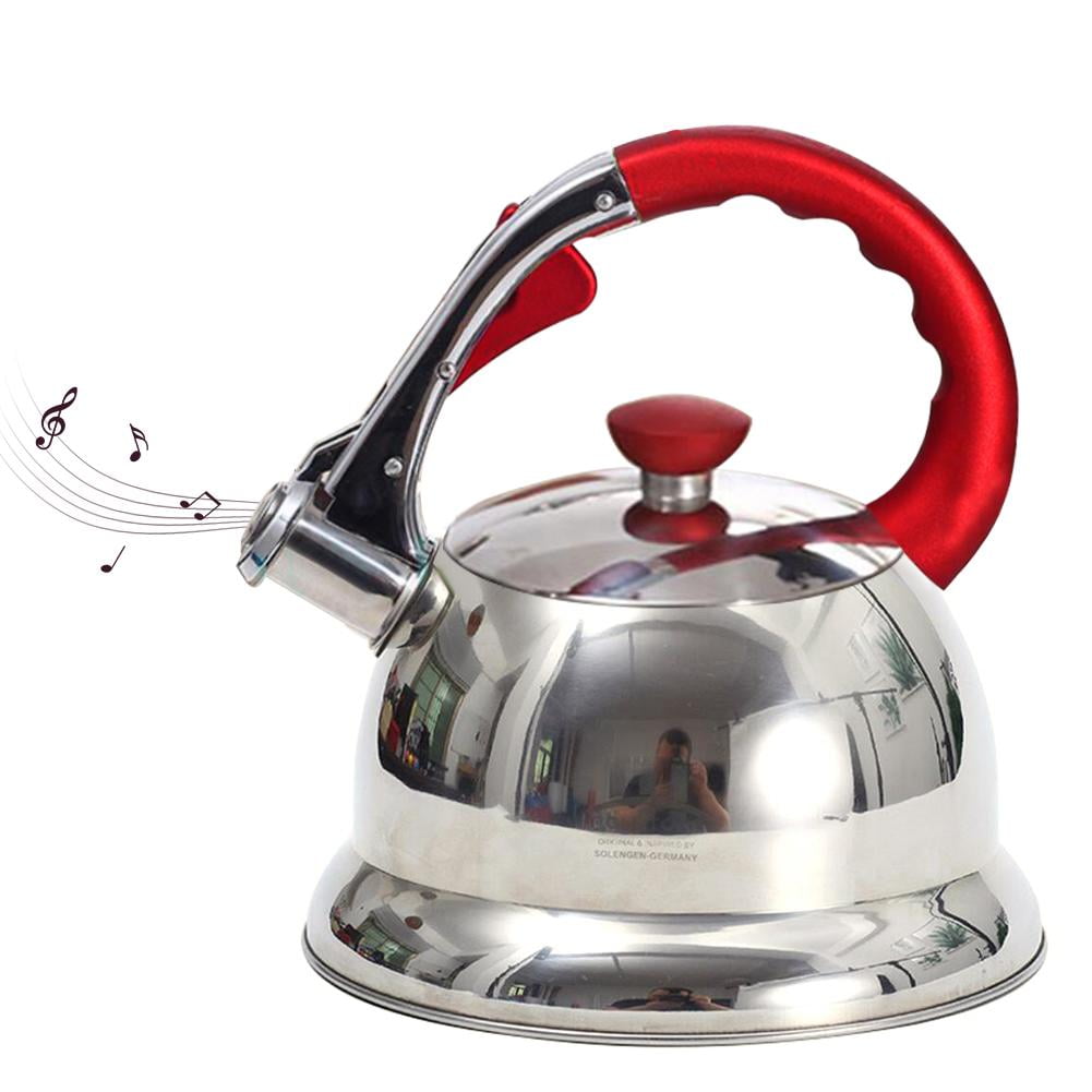 Whistling Tea kettle Stainless Steel Teapot with Grip 3.5L Walmart Canada