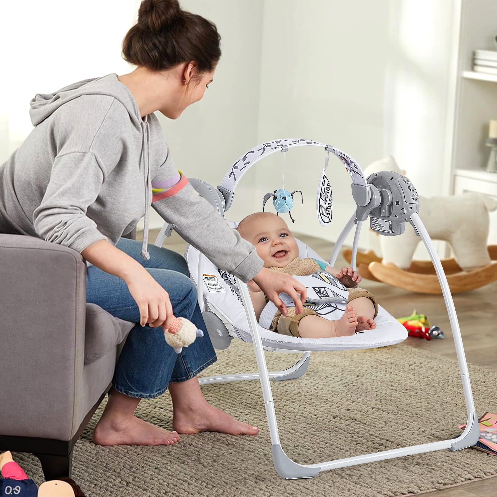 Baby Swings ,Portable Baby Swings for Infants to Toddler Baby Swings ,Portable Baby Swings for Infants to Toddler