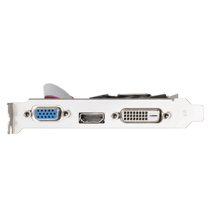 Zecic 2GB DDR3 Graphics Card GT610 2GB DDR3 Computer Graphics Card 64bit 810MHZ Memory Frequency PC Gaming Graphics Card