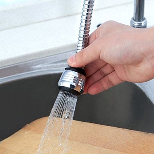 Gogil 360 Degree Rotation Long Hose Kitchen Faucet Water Saving