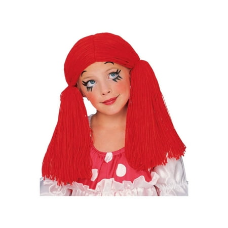 Child Rag Doll Girl Wig Rubies 50854